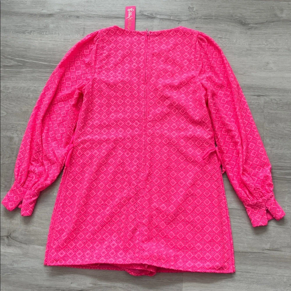 Lilly Pulitzer Aisha Romper Dress Pink NWT Womens 6 Resort Summer Beach Vacation - Picture 11 of 16